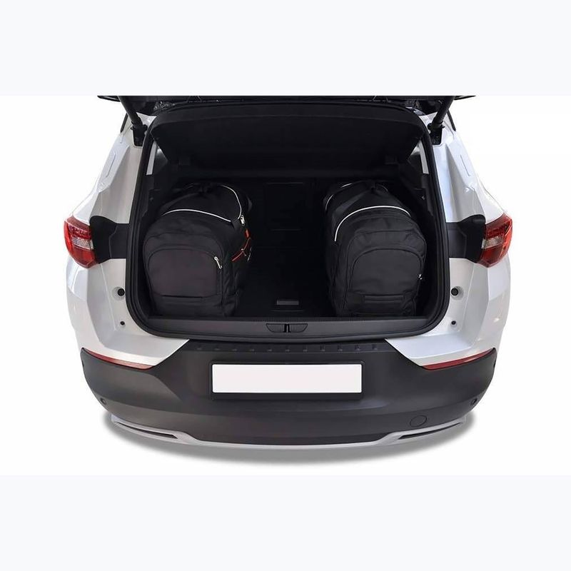 KJUST Set di borse portabagagli Opel Grandland X Phev 2019+ 4 pezzi nero. 13