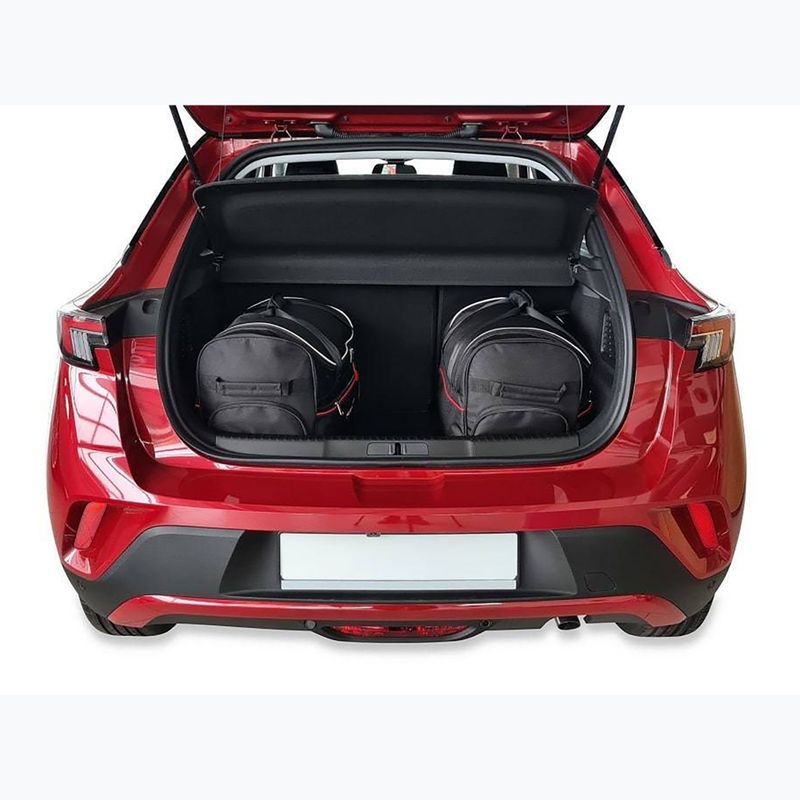 Set di borse portapacchi KJUST Opel Mokka 2020+ 3 pezzi nero 11