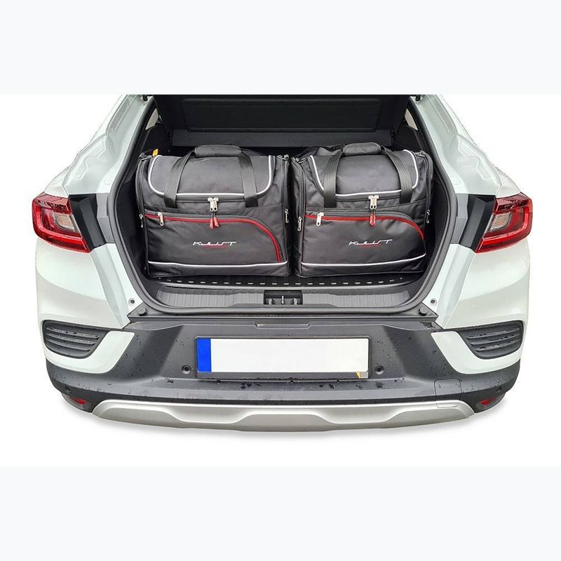 KJUST Renault Arkana Hybrid 2021+ set di borse portabagagli 4 pezzi nero. 11