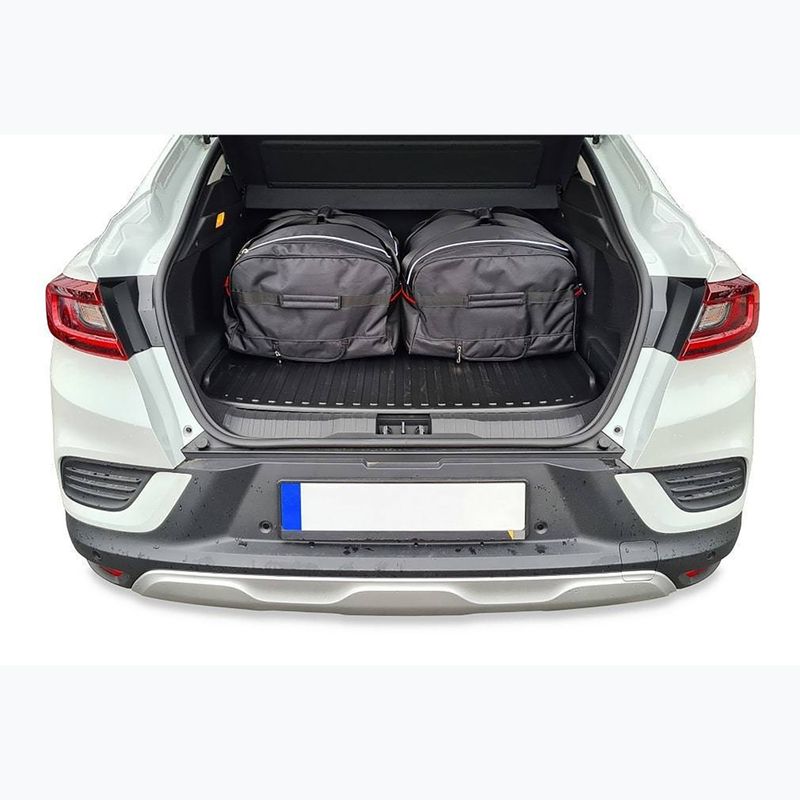 KJUST Renault Arkana Hybrid 2021+ set di borse portabagagli 4 pezzi nero. 13