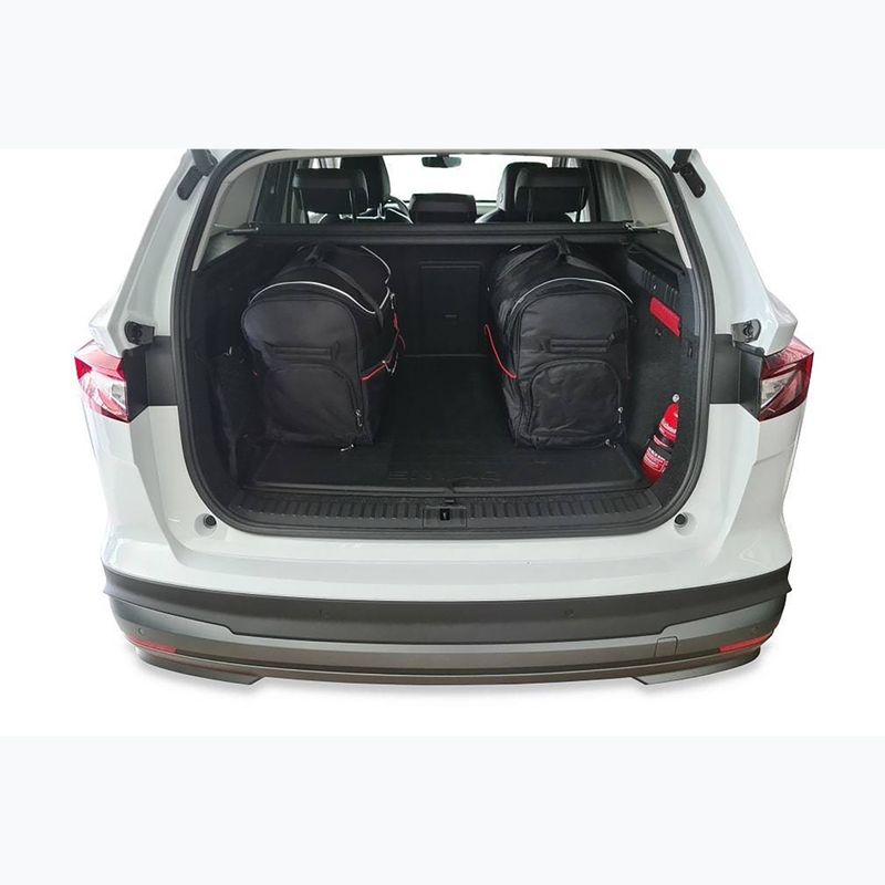 KJUST Skoda Enyaq Iv 2020+ set di borse portabagagli 5 pezzi nero. 17