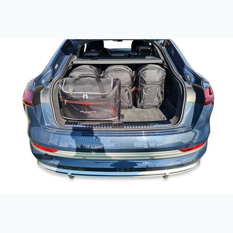 KJUST Audi E-Tron Sportback set di borse per il bagagliaio 2020+ 5 pezzi nero 15