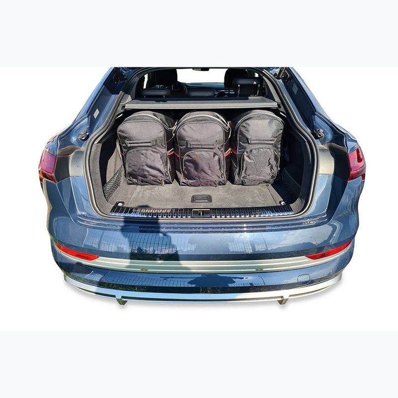KJUST Audi E-Tron Sportback set di borse per il bagagliaio 2020+ 5 pezzi nero 16