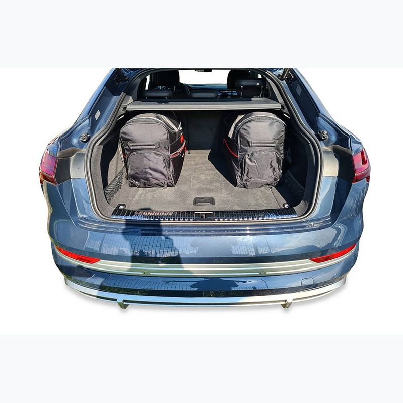 KJUST Audi E-Tron Sportback set di borse per il bagagliaio 2020+ 5 pezzi nero 17