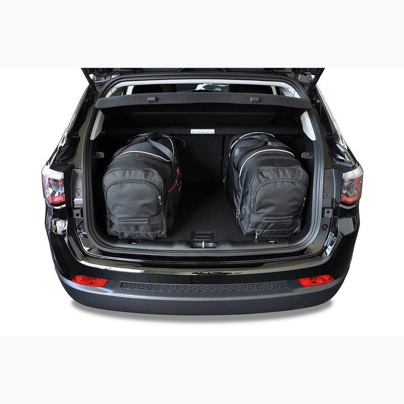KJUST Jeep Compass Phev 2020+ set di borse portabagagli 4 pezzi nero 19
