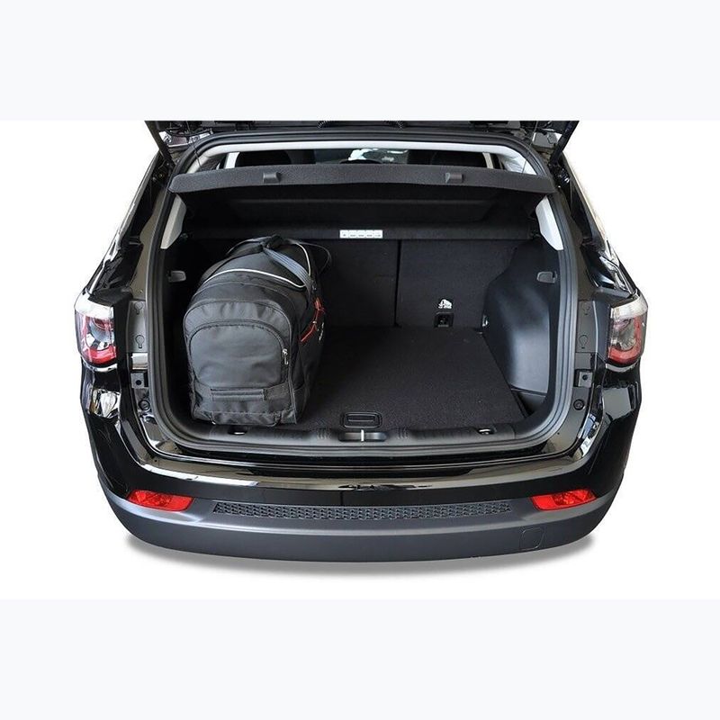 KJUST Jeep Compass Phev 2020+ set di borse portabagagli 4 pezzi nero 20