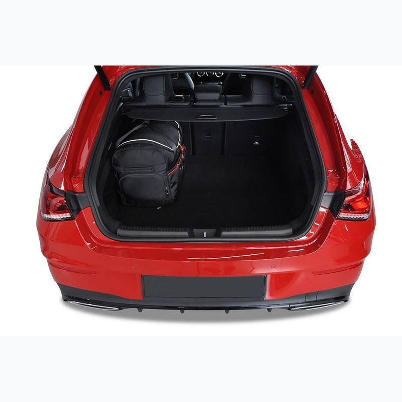KJUST Mercedes-Benz Cla Shooting Brake Phev set di borse portabagagli 2020+ 5 pezzi nero. 15