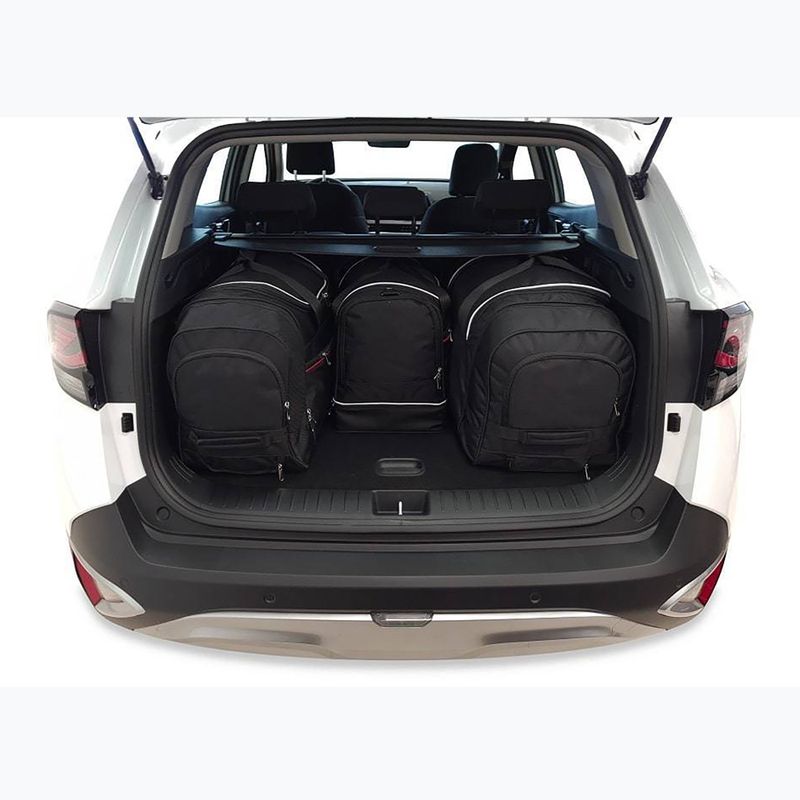 KJUST Kia Sportage 2021+ set di borse per il bagaglio 4 pezzi nero. 21