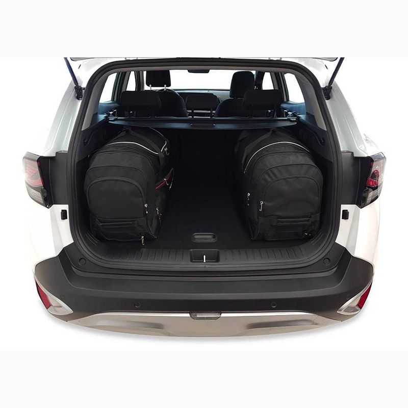 KJUST Kia Sportage 2021+ set di borse per il bagaglio 4 pezzi nero. 22