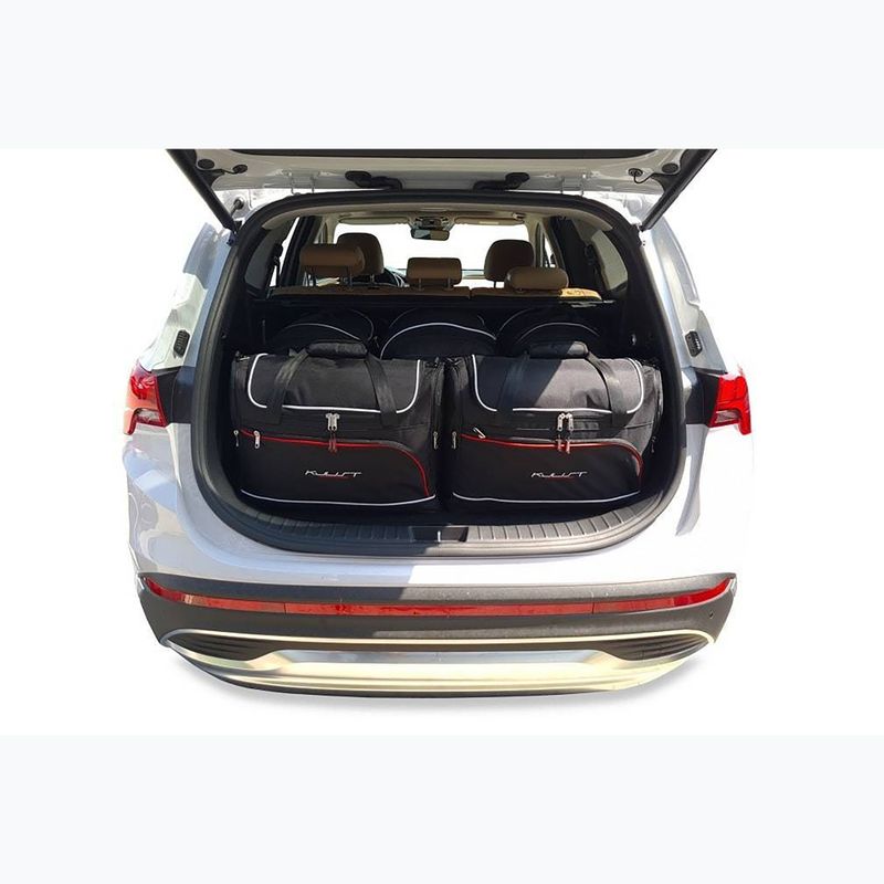 KJUST Hyundai Grand Santa Fe set di borse per bagagliaio 2018+ 5 pezzi nero 14