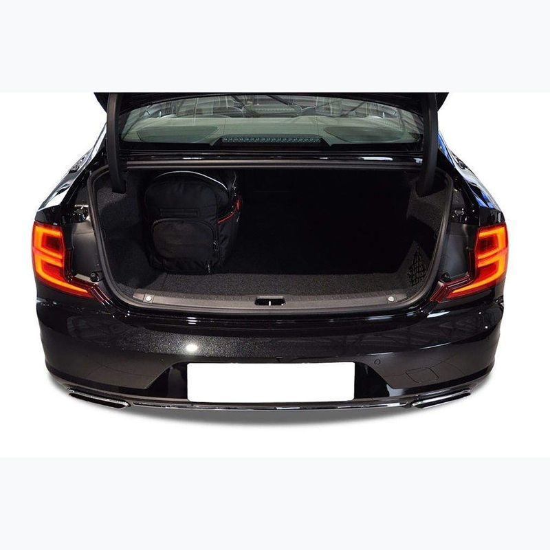 KJUST Volvo S90 PHEV set di borse portabagagli 2019+ 5 pezzi nero. 20