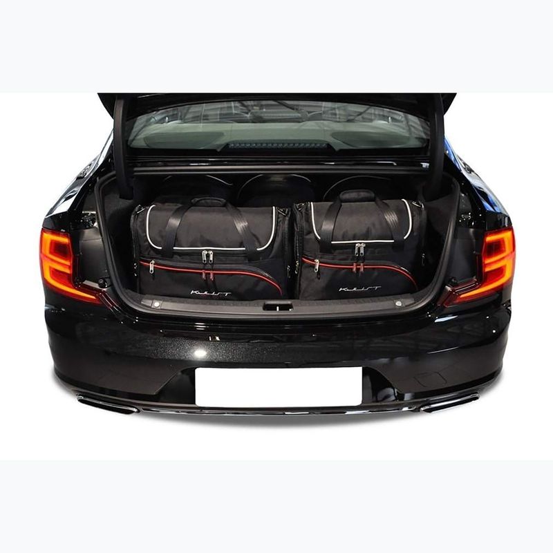 KJUST Volvo S90 PHEV set di borse portabagagli 2019+ 5 pezzi nero. 16