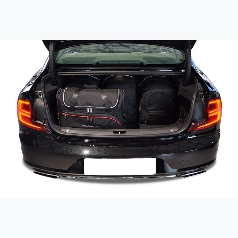 KJUST Volvo S90 PHEV set di borse portabagagli 2019+ 5 pezzi nero. 17