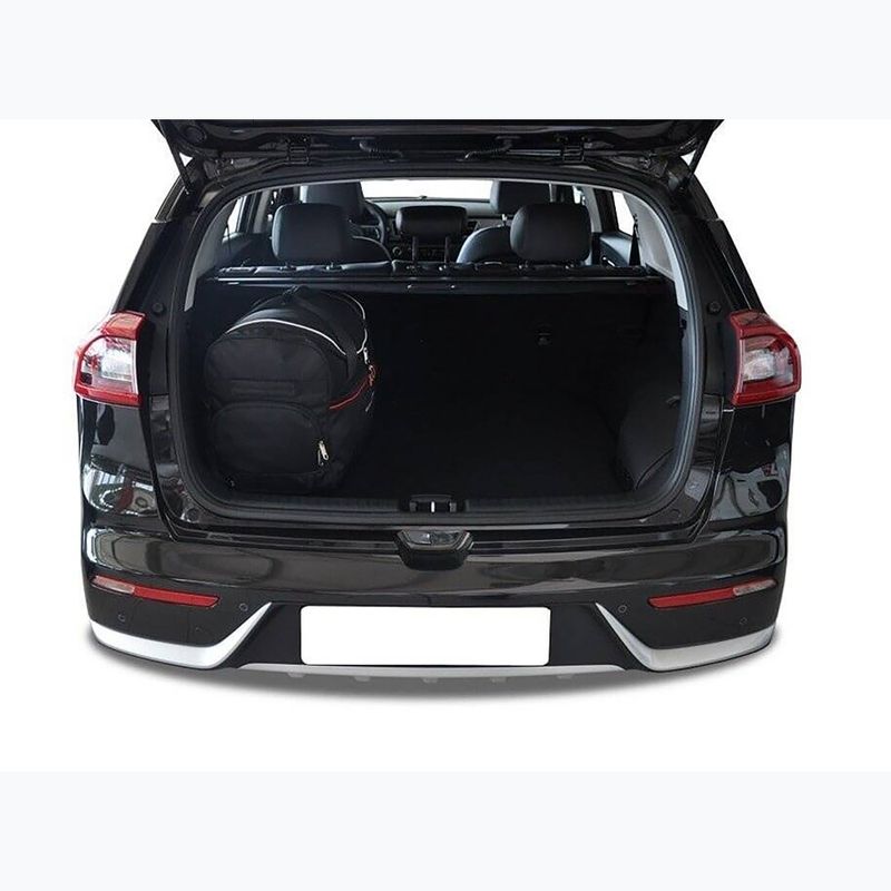 KJUST Kia Niro Phev set di borse per il bagaglio 2017-2022 3 pezzi nero. 12
