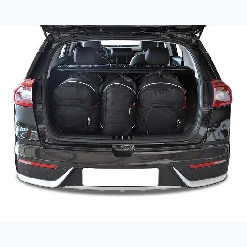 KJUST Kia Niro Phev set borse bagagliaio 2017-2022 3 pezzi nero. 13