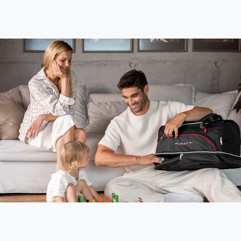 KJUST Volkswagen Taigo set di borse per bagagliaio 2022+ 4 pezzi nero. 21