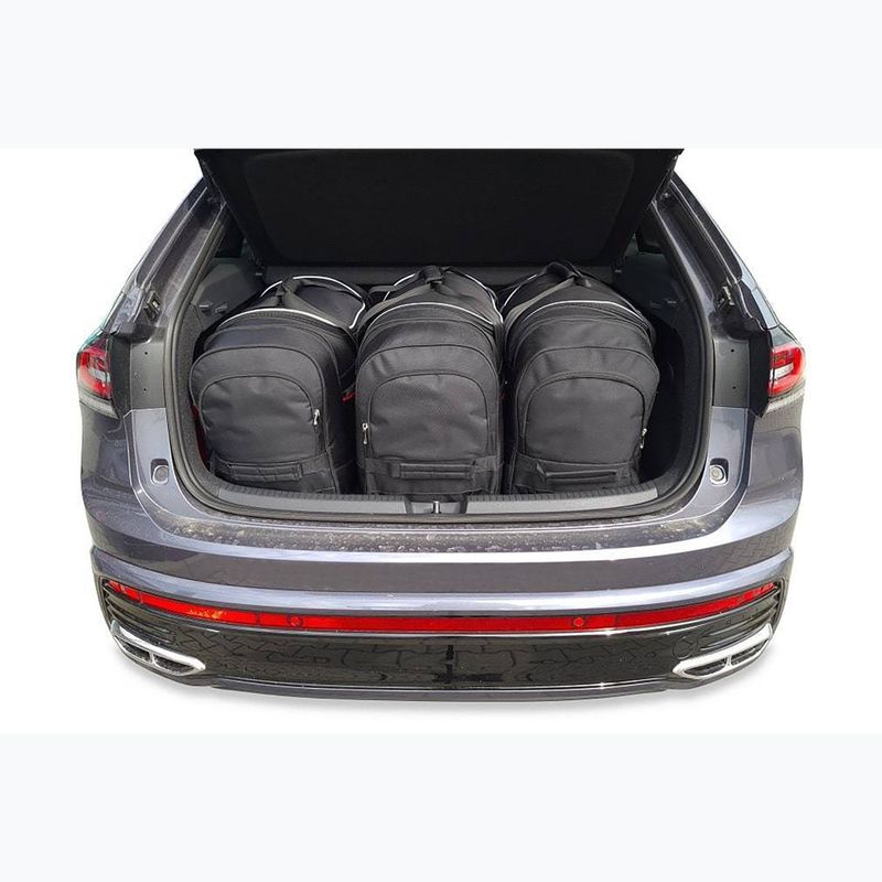 KJUST Set di borse per bagagliaio Volkswagen Taigo 2022+ 3 pezzi nero. 14