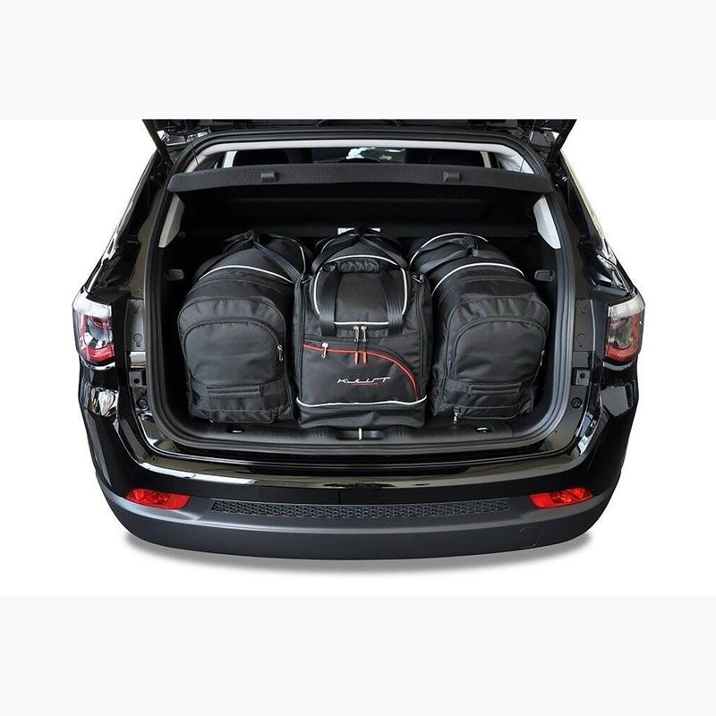 Set di borse KJUST per Jeep Compass Mhev 2022+ 4 borse nero 15