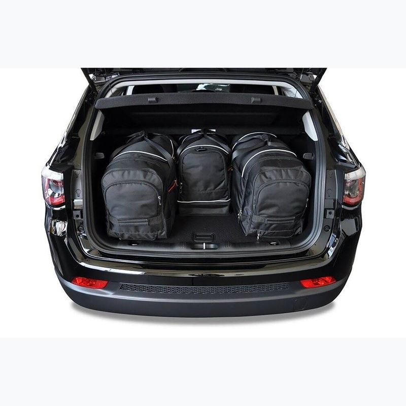 Set di borse KJUST per Jeep Compass Mhev 2022+ 4 borse nero 16
