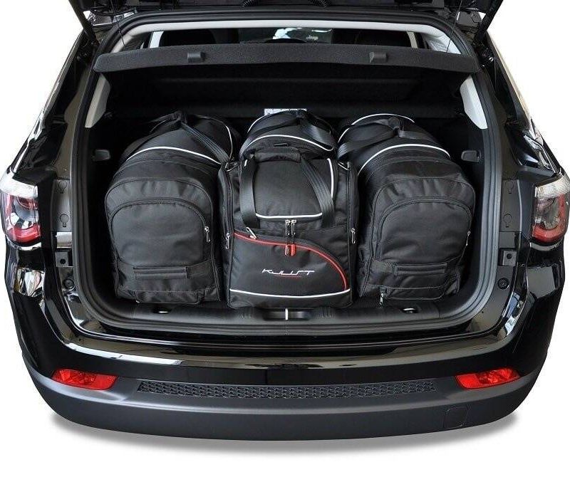 Set di borse KJUST per Jeep Compass Mhev 2022+ 4 borse nero 17