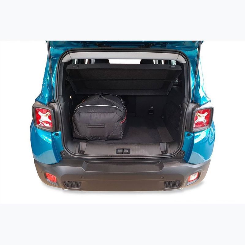KJUST Jeep Renegade Phev 2020+ set di borse da bagagliaio 2 pezzi nero 9