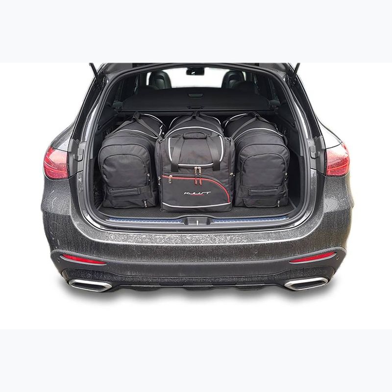 KJUST Mercedes-Benz GLC MHEV Set di borse per il bagagliaio 2022+ 4 pz. nero 13