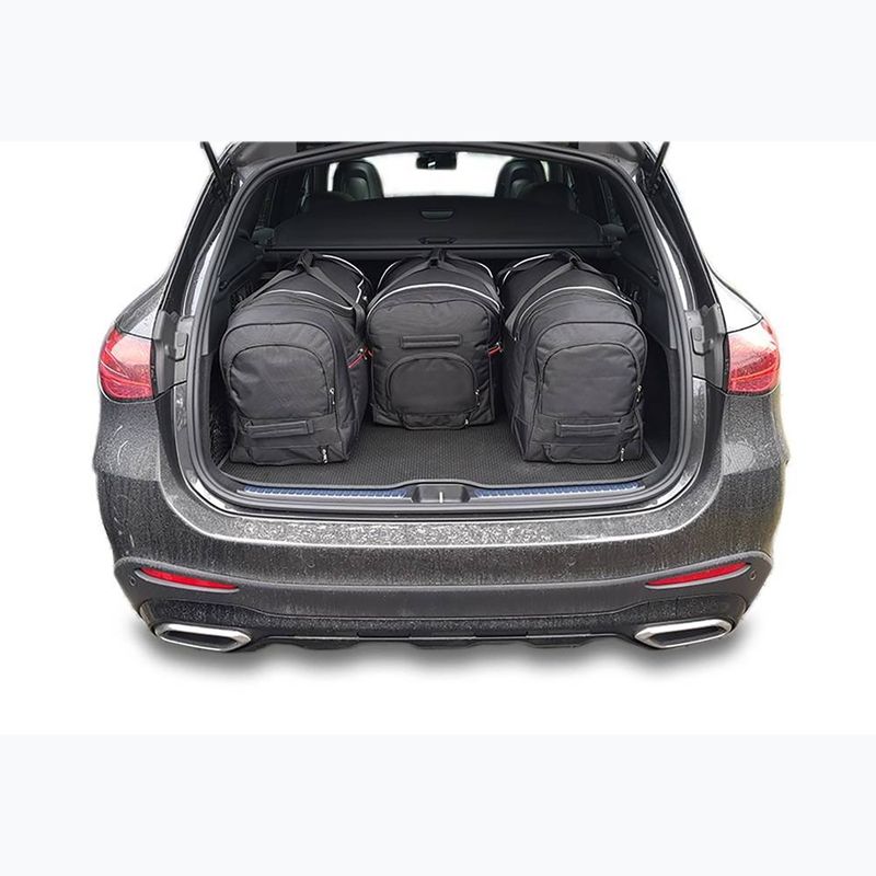 KJUST Mercedes-Benz GLC MHEV Set di borse per il bagagliaio 2022+ 4 pz. nero 14