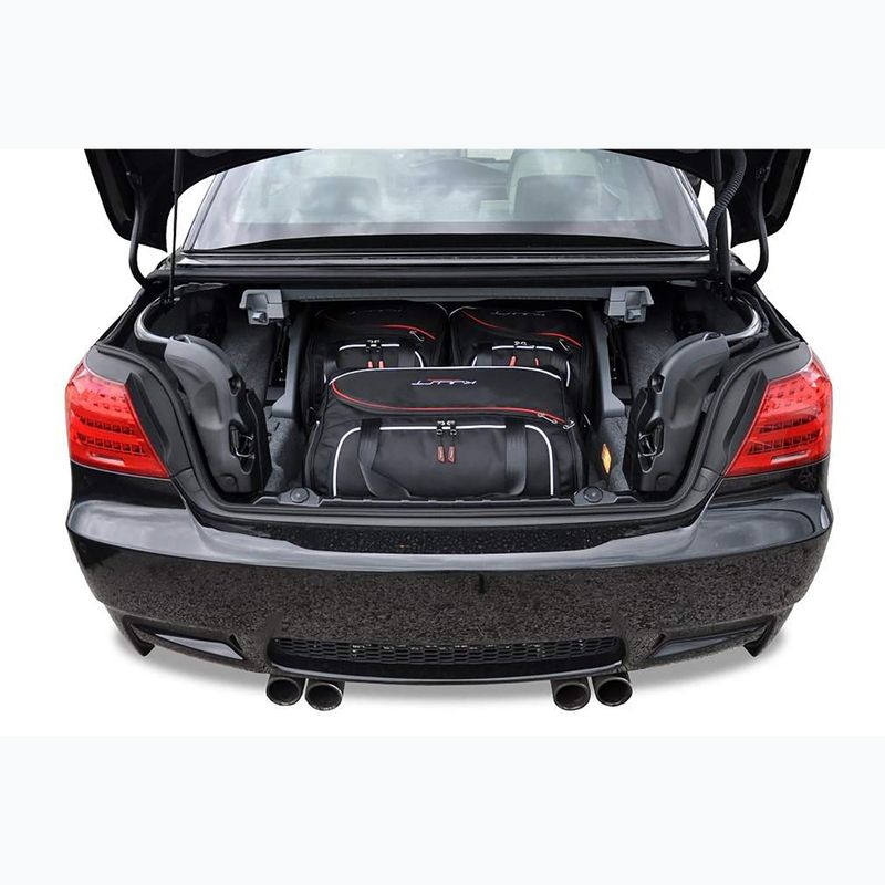 KJUST BMW 3 Cabrio set borse bagagliaio 2006-2013 3 pezzi nero 12
