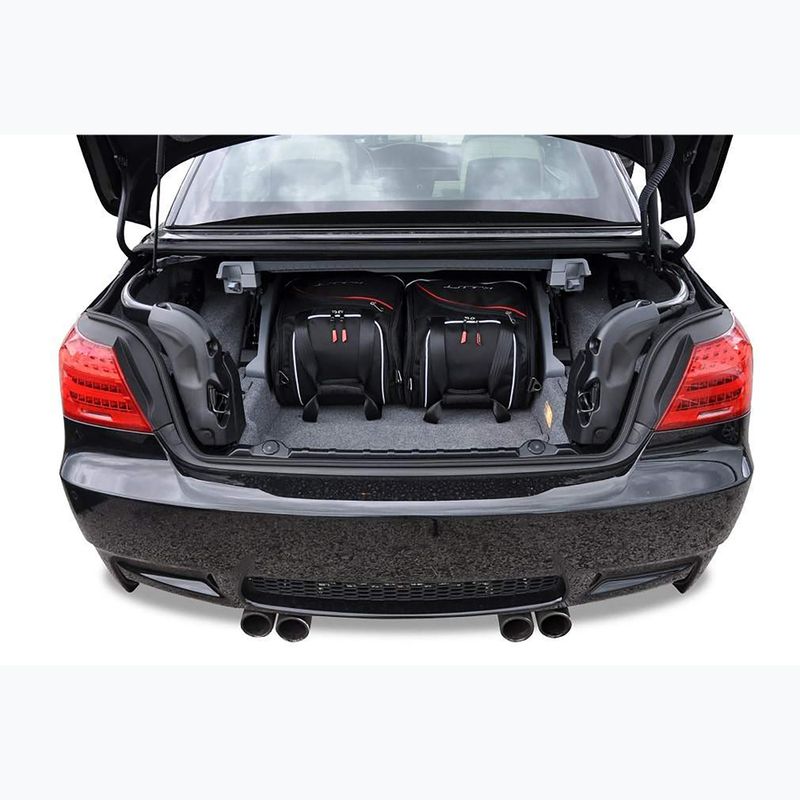 KJUST BMW 3 Cabrio set borse bagagliaio 2006-2013 3 pezzi nero 14