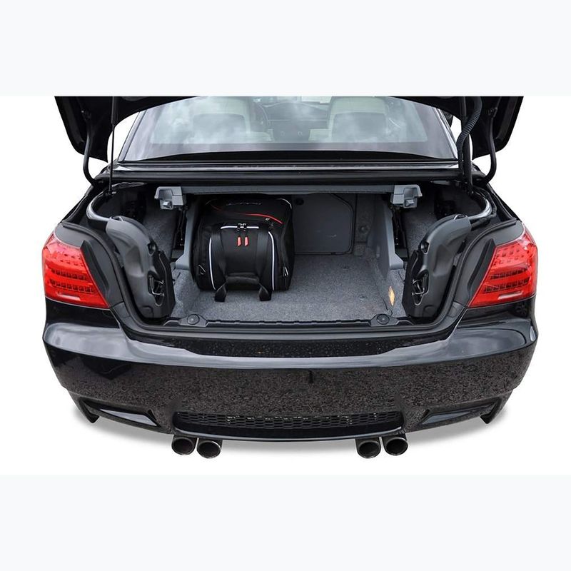 KJUST BMW 3 Cabrio set borse bagagliaio 2006-2013 3 pezzi nero 15