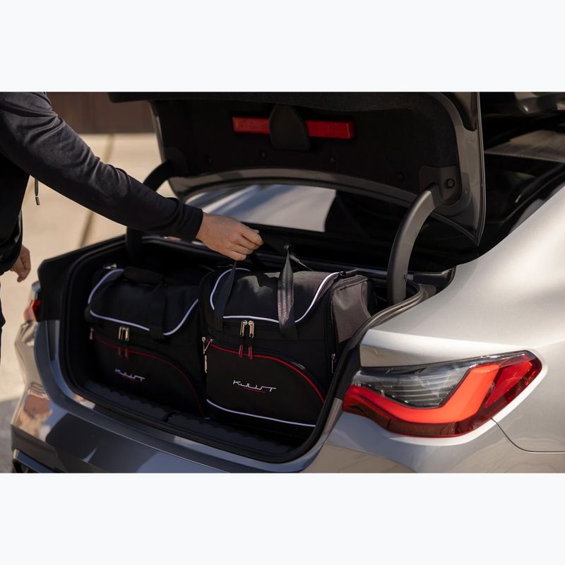 KJUST BMW 3 Cabrio set borse bagagliaio 2006-2013 3 pezzi nero 16