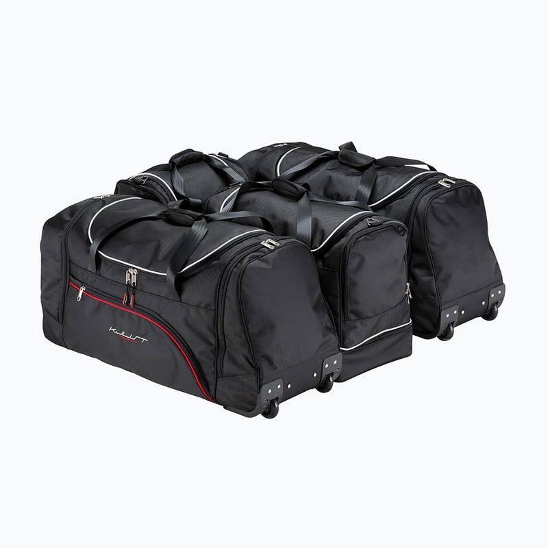 KJUST Toyota Corolla Cross HEV set di borse per bagagliaio 2022+ 4 pezzi nero 2