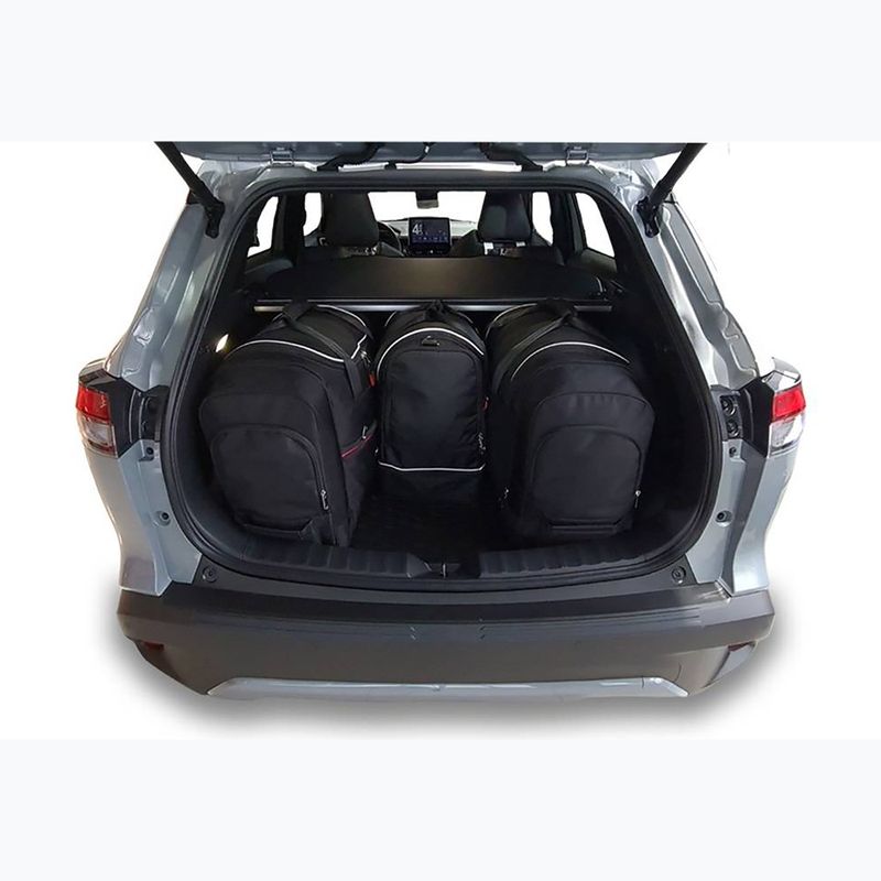 KJUST Toyota Corolla Cross HEV set di borse per bagagliaio 2022+ 4 pezzi nero 16