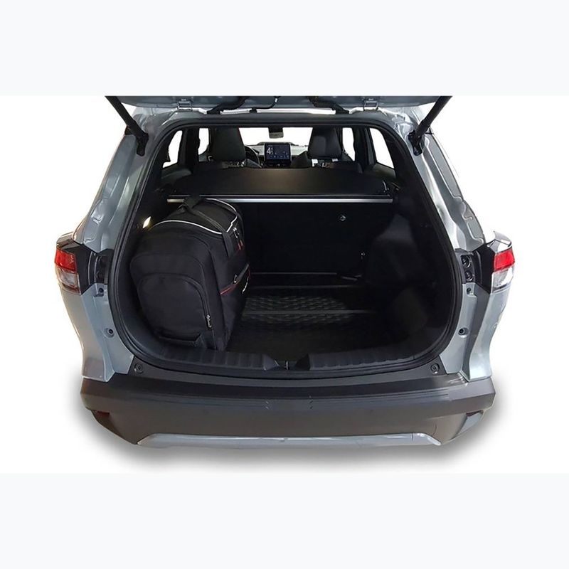 KJUST Toyota Corolla Cross HEV set di borse per bagagliaio 2022+ 4 pezzi nero 18