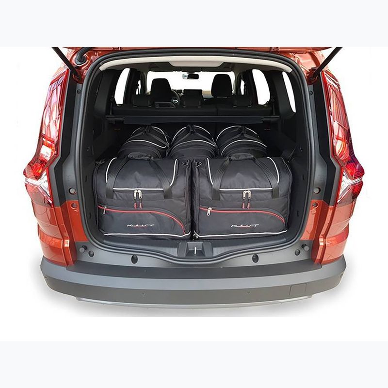 KJUST Dacia Jogger set di borse 2022+ 5 pezzi nero 13