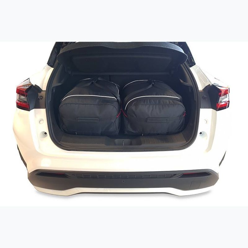 KJUST Nissan Juke HEV Set di borse per il bagaglio 2022+ 2 pezzi nero 10