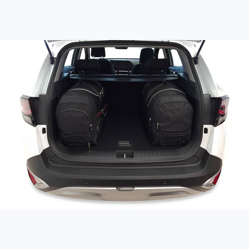 KJUST Kia Sportage PHEV set di borse per bagagliaio 2021+ 4 pezzi nero. 17