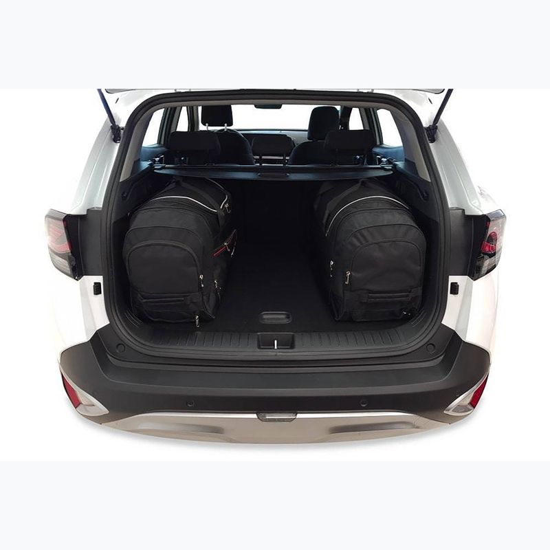 KJUST Kia Sportage PHEV set di borse per bagagliaio 2021+ 4 pezzi nero. 16