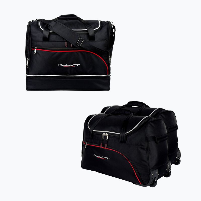 KJUST Renault Megane E-Tech 2022+ set di borse per il bagaglio 3 pezzi nero.