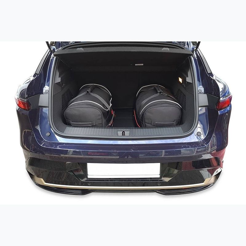 KJUST Renault Megane E-Tech 2022+ set di borse per il bagaglio 3 pezzi nero. 10