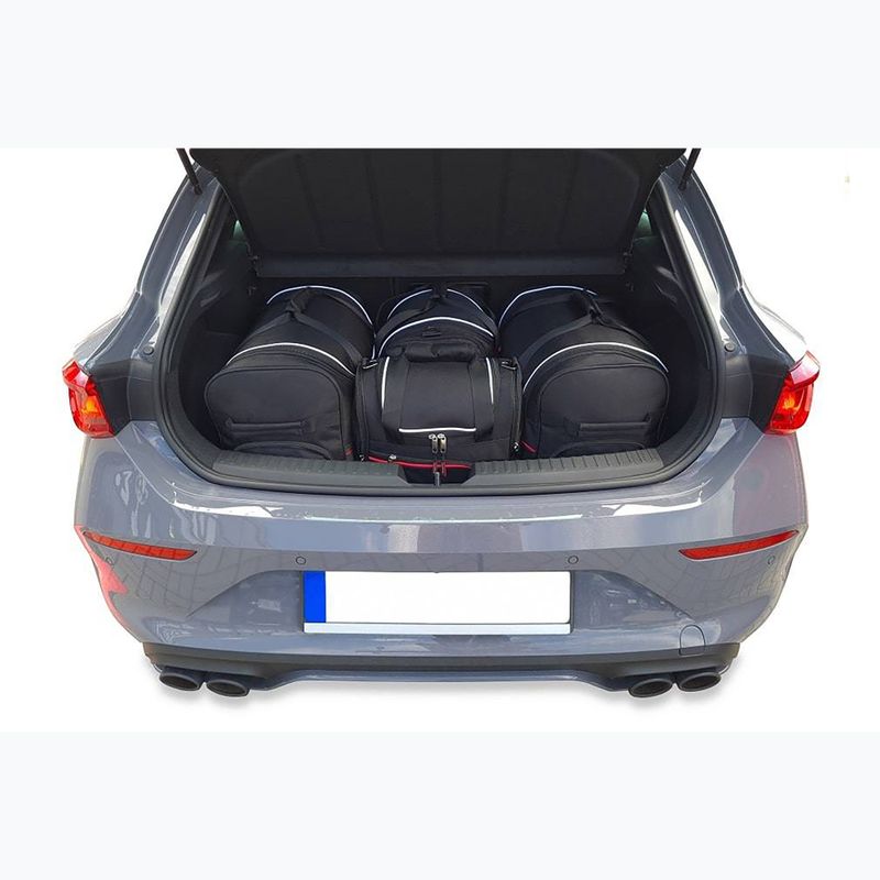KJUST Cupra Leon Hatchback Set di borse da bagagliaio 2021+ 4 pezzi nero. 18