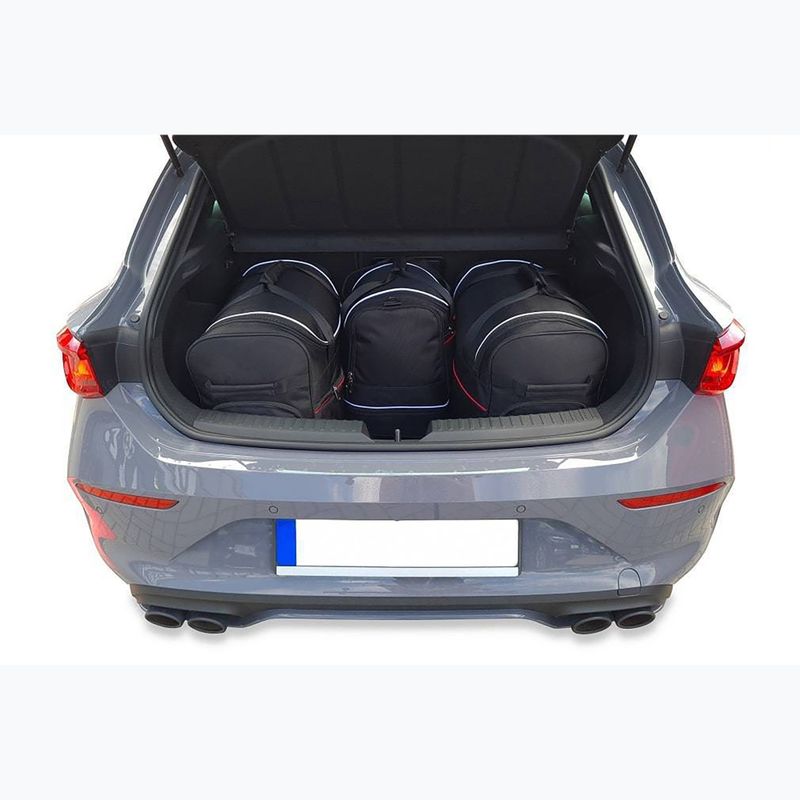 KJUST Cupra Leon Hatchback Set di borse da bagagliaio 2021+ 4 pezzi nero. 19