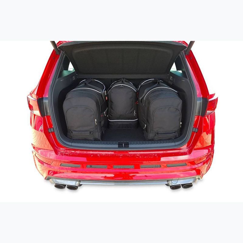 KJUST Cupra Ateca 2018+ set di borse sportive 4 pezzi nero. 17