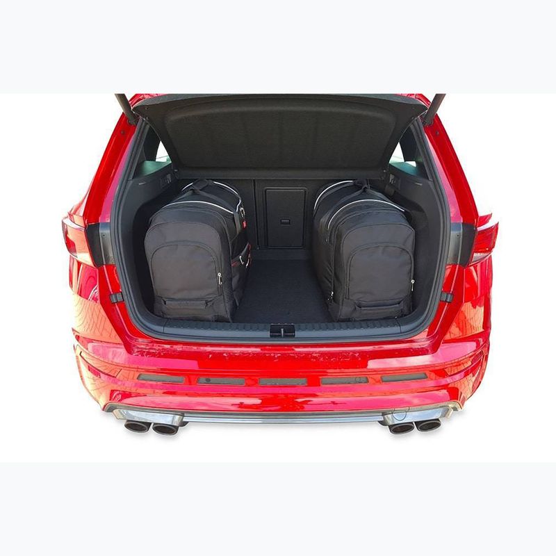 KJUST Cupra Ateca 2018+ set di borse sportive 4 pezzi nero. 18
