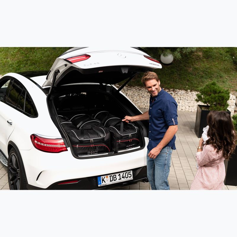 KJUST DS 7 PHEV 2020+ Set di borse per il bagaglio 4 pezzi nero 19
