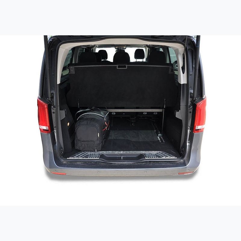 KJUST Mercedes-Benz EQV Extra Long set di borse per il bagaglio 2020+ 7 pezzi nero 13