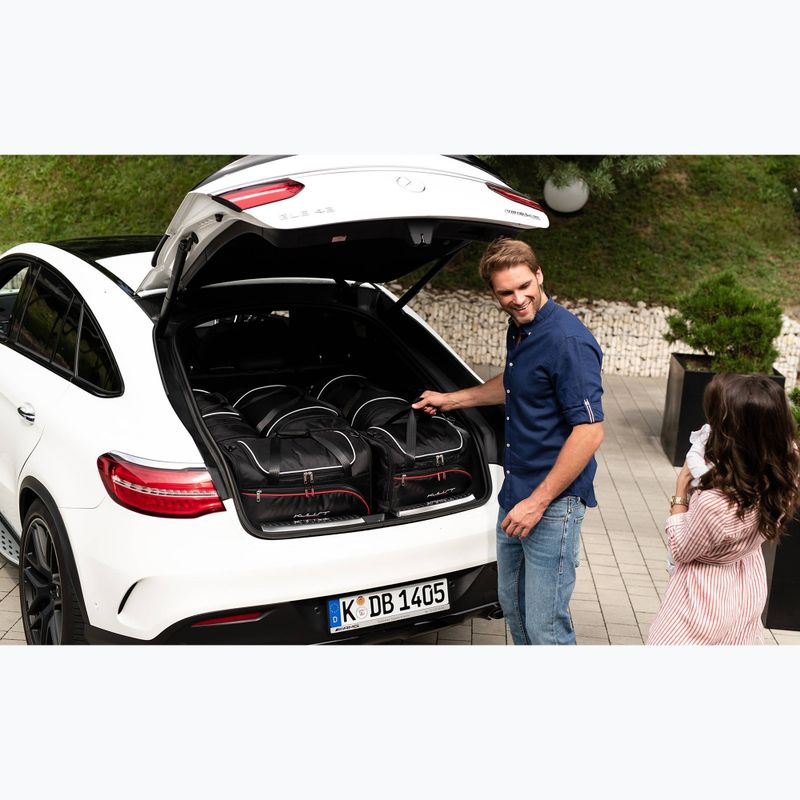 KJUST Mercedes-Benz S Long 2020+ Set di borse per il bagaglio 4 pezzi nero 16
