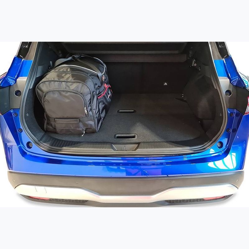KJUST Nissan Qashqai HEV Set di borse da bagagliaio 2022+ 4 pezzi nero. 17