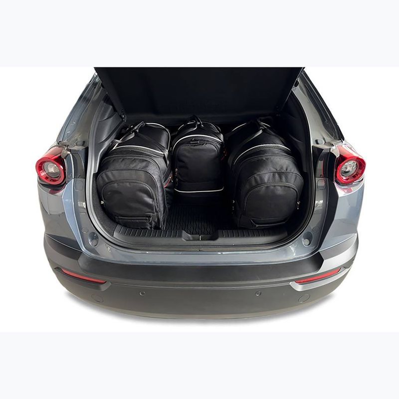 KJUST Mazda MX-30 2020+ Set di 4 borse per bagaglio nero. 15