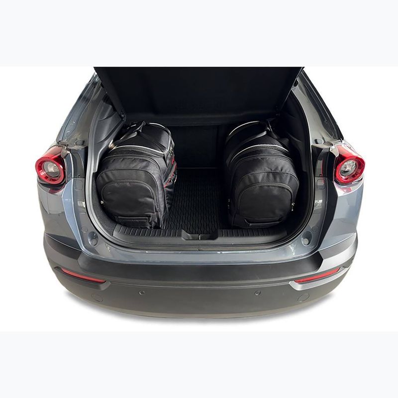 KJUST Mazda MX-30 2020+ Set di 4 borse per bagaglio nero. 16